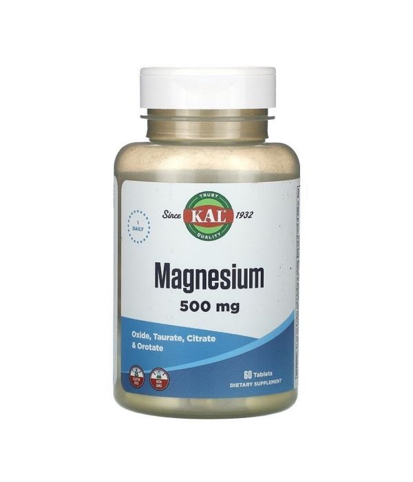 KAL Magnesium 500 мг, 60 таблеток (60 порций)