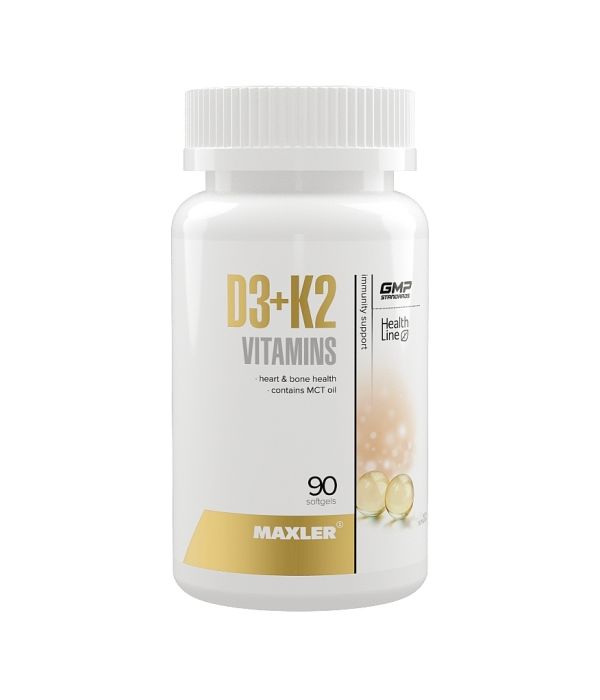 Maxler Vitamin D3 + K2 90 капсул