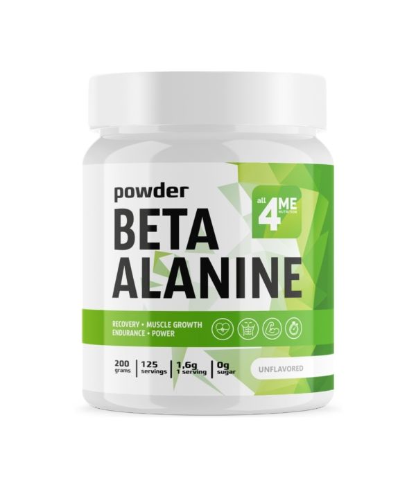 4Me Nutrition Beta Alanine 200 г, 125 порций