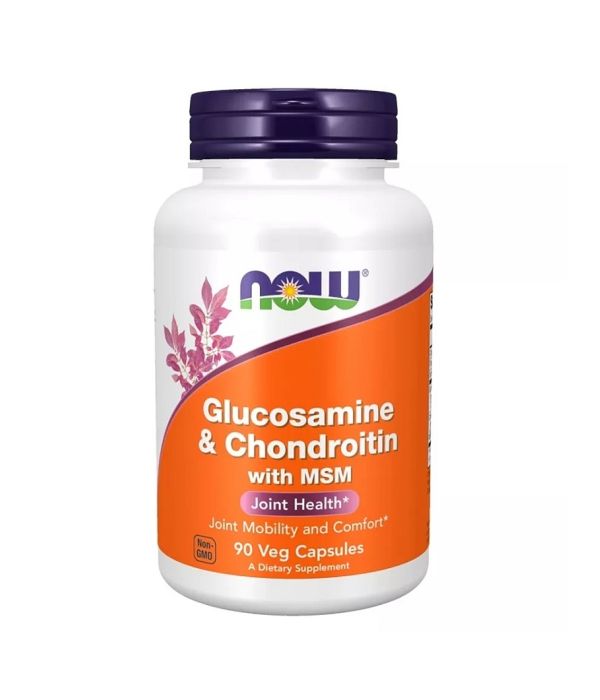 NOW Glucosamine & Chondroitin with MSM 90 капсул (30 порций)