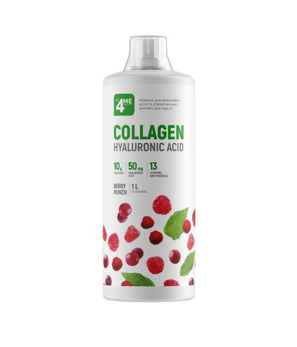 4Me Nutrition COLLAGEN Hyaluronic Acid 1 л (40 порций)