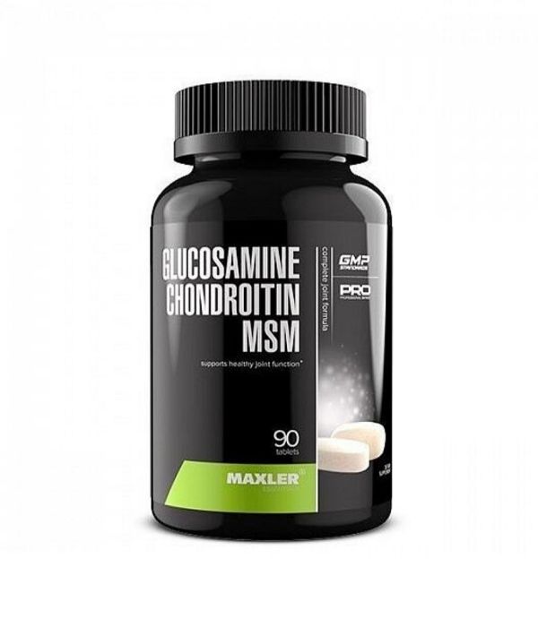 Maxler Glucosamine, Chondroitin, MSM, 90 таблеток (30 порций)