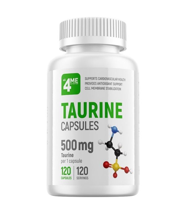 4Me Nutrition Taurine, 120 капсул