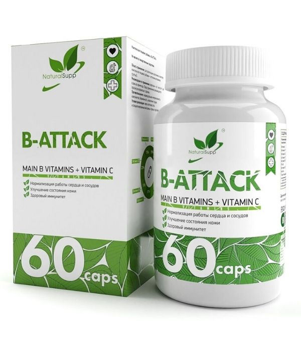 NaturalSupp B-Attack, 60 капсул