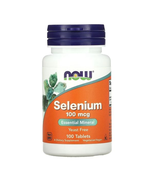 NOW Selenium 100 мкг, 100 таблеток