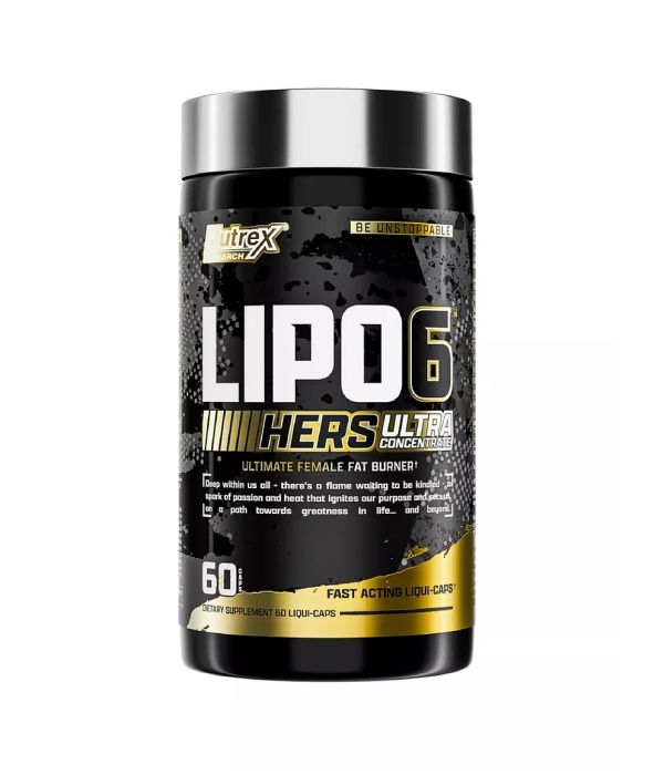 Жиросжигатель для женщин Nutrex Lipo-6 Black Hers Ultra Concentrate (USA Version) 60 капсул