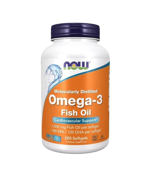 NOW Omega-3 1000 mg, 200 капсул