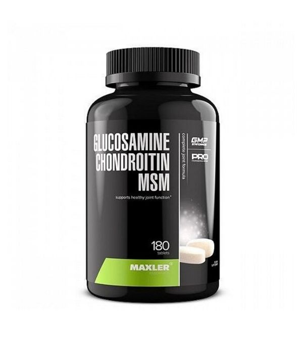 Maxler Glucosamine, Chondroitin, MSM, 180 таблеток (60 порций)