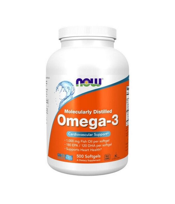 NOW Omega-3 1000 mg, 500 капсул