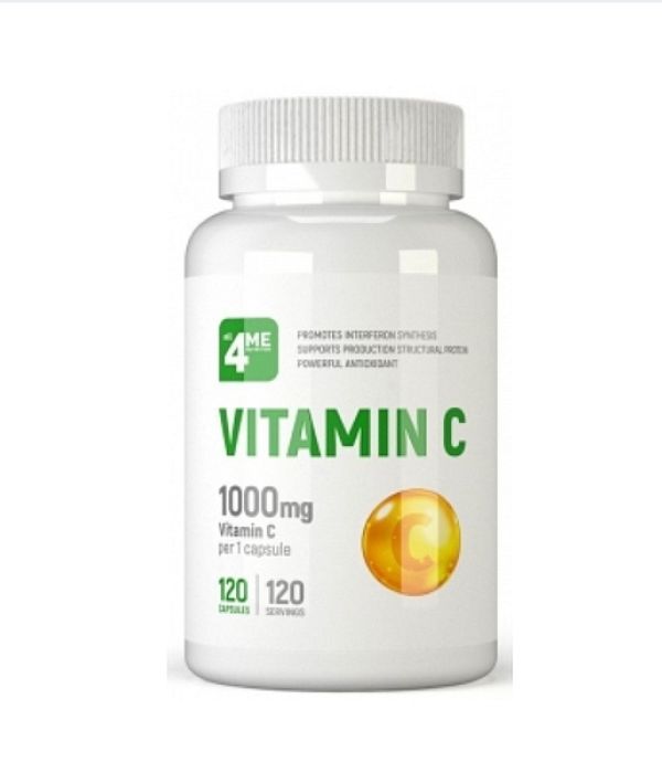 4Me Nutrition Vitamin C 1000 мг, 120 капсул