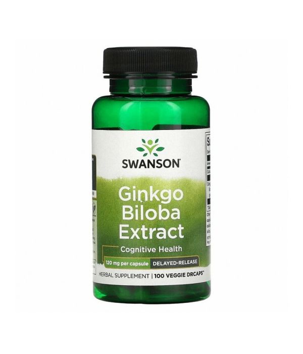 Swanson Ginkgo Biloba 60 мг, 120 капсул