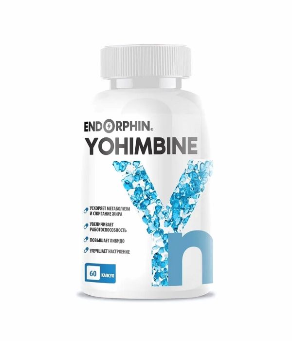 Endorphin YOHIMBINE 100 mg, 60 капсул